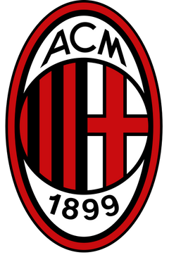 Red and black define the legacy. AC Milan｜Serie A Collection logo