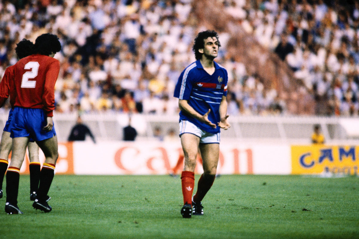 Elegance defines midfield mastery. Michel Platini｜Icon Collection