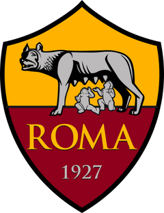 Red and yellow from Rome identity. AS Roma｜Serie A Collection logo
