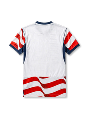 USA National Team Home Jersey Authentic (Player Issue) — Red Wave Stripe 2026 World Cup