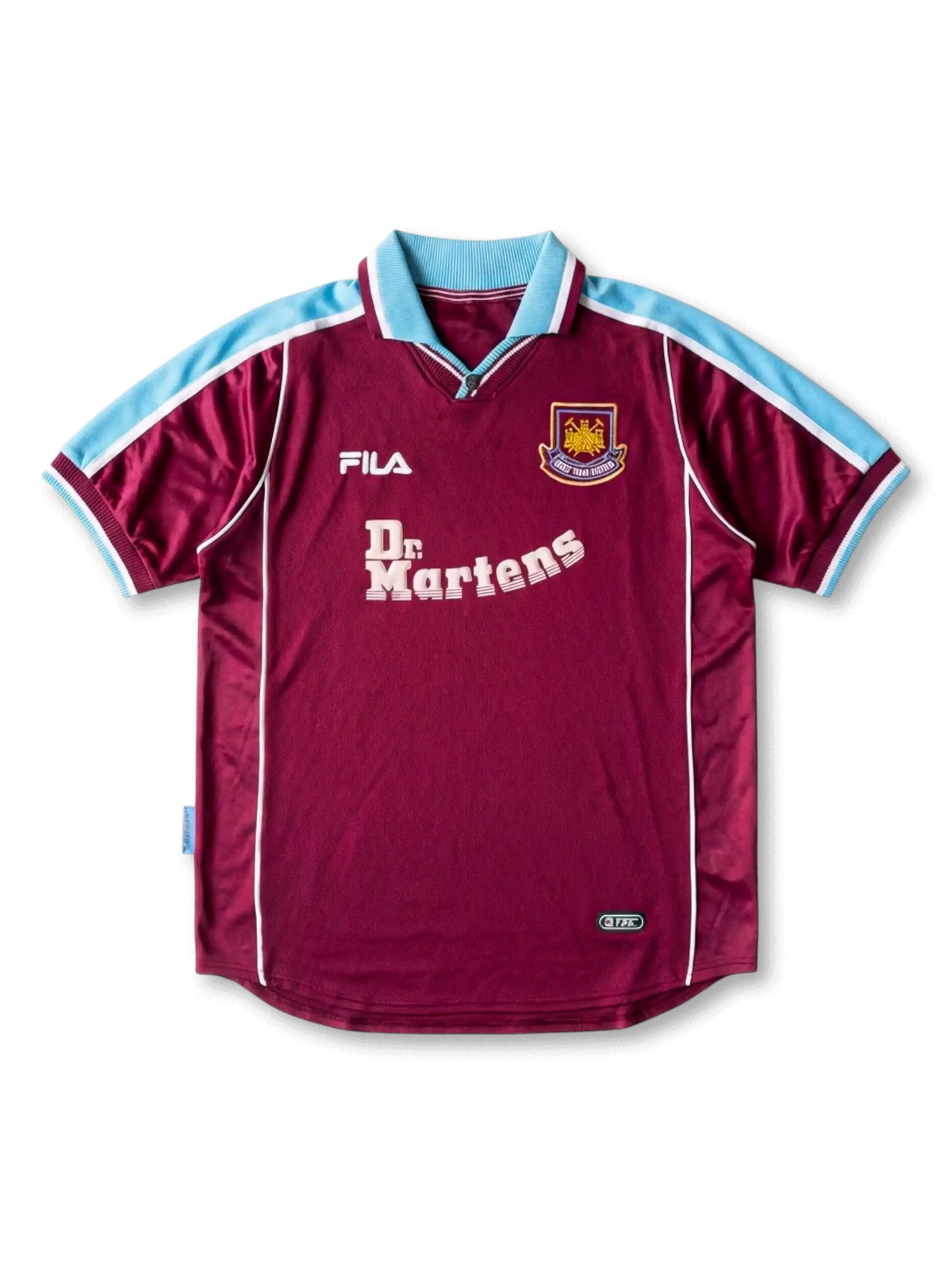 West Ham United Home Jersey — Dr. Martens Sponsor 1999/2001